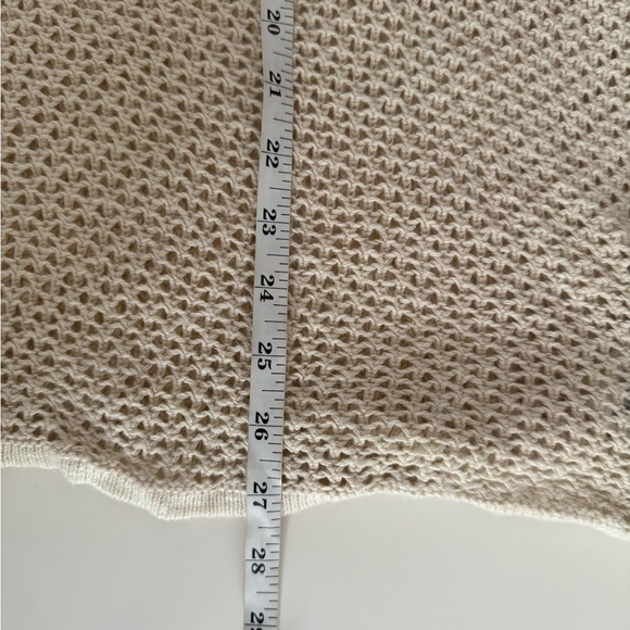 Abercrombie Fitch Womens Beige Knit Tank Top XXL Cotton Viscose Sleeveless - Picture 8 of 8